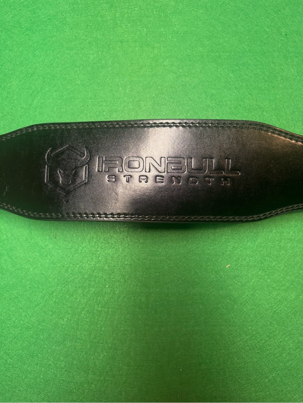 Black Leather Lifting Belt